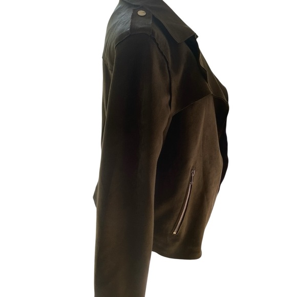 Philosophy Olive Leather Jacket - Picture 5 of 8